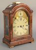 George III mahogany bracket clock, ht. 15 1/2", wd. 10 3/4". Estate of Marilyn Ware, Strasburg, PA.