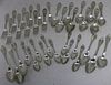 LOT OF THIRTY PIECES OF COIN SILVER FLATWARE BY
