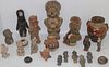 COLLECTION OF TWENTY-ONE PRE-COLUMBIAN STYLE