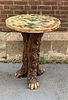 Fanciful Majolica Cafe Table
