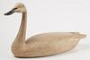 Hollow Carved Swan Decoy