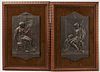 Charles Parker Dower- Two Bronze Plaques