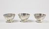 Three Tiffany & Co. Sterling nut bowls