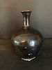 Korean Black Glazed Bottle Vase, Joseon Dynasty
