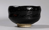 Momoyama or Edo Period Black Chawan