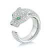 Diamond Panther Ring