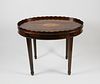 19th Century Mahogany Inlaid Tray Top Coffee Table