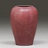 Volkmar Pottery Matte Red Vase c1910