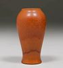 Marblehead Pottery Matte Brown Vase c1910
