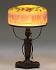 Pairpoint Domed Glass Table Lamp c1910s