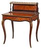 Louis XV Style Rosewood Two Tiered Writing Desk