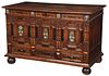 Charles I Mother of Pearl Inlaid Oak Coffer
