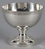 Tiffany & Co. sterling silver footed bowl, 5 1/4'' h., 6'' dia., 14.3 ozt.