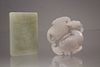 (2) Carved Chinese Jade Pieces