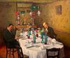 Joseph Milner Kite Oil, Dining Room of a French Country Inn