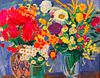 Sergei Missan Oil, Still Life of Flowers,c.1963