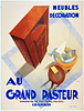 Au Grand Pasteur French Deco Poster by Charles Villot, ca. 1953