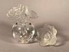 Lalique Perfume and Paperweight
