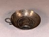 Greek Silver Bowl With Alexander the Great Profile