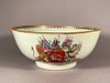 A Chinese Export Armorial Punch Bowl,Qing Dynasty