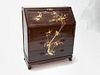 Chinese Mother of Pearl Inlaid Fall Front Desk