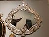 German Silverplated Mirror, Cartouche Form