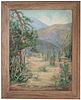Signed, 20th C. Western American Landscape