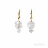 Barbara Heinrich 18kt Gold and Moonstone Earrings
