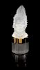A Lalique Flacon Phoenix Mascot Perfume Bottle Height 6 3/4 inches.