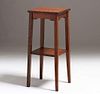 Arts Crafts Square Tapered Leg Stand c1910