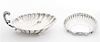 Two American Silver Dishes, , each of shell form, the first by International, model D282A, the second by Gorham, model 42677