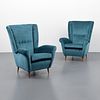 Pair of Gio Ponti 512 Lounge Chairs, Gio Ponti Archives Certificate of Expertise  