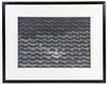 * Junichiro Sekino, (Japanese, 1914-1988), Fuji Reflected on Wet Tile Roof