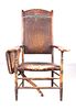 Late 1800s Ford Johnson & Co Fold Out Desk Chair