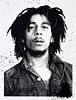 Large Mr. Brainwash "Bob Marley" Embellished Screenprint
