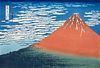 After Katsushika Hokusai, (Japanese 1760-1839), Red Fuji