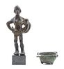 * A Dan Bronze Maternity Figure Height of first 5 inches.