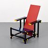 Gerrit Rietveld "Red & Blue" Chair