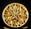 Greek Hellenistic Gold Button - Granules & Filigree