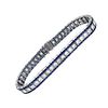 Oscar Heyman Art Deco Platinum French Cut Sapphire Diamond Bracelet