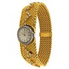 Cartier 18k Gold Diamond Longines Movement Wristwatch