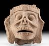 Veracruz Pottery Death God Face - Mictlantecuhtli