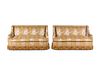 A Pair of Contemporary Neoclassical Style Upholstered Sofas