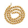 14K YELLOW GOLD BEAD NECKLACE