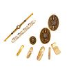 COLLECTION OF ASSORTED YELLOW GOLD JEWELRY
