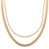 A Pair of Gold Chain Necklaces in 14K