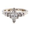 A 1.00 ct Marquise Diamond Ring in Platinum