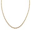 A Heavy Twisted Rope Chain Necklace in Gold