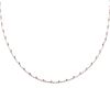 A Bezel Set Diamond Link Necklace in 18K