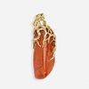 Arthur King, Amber and gold pendant